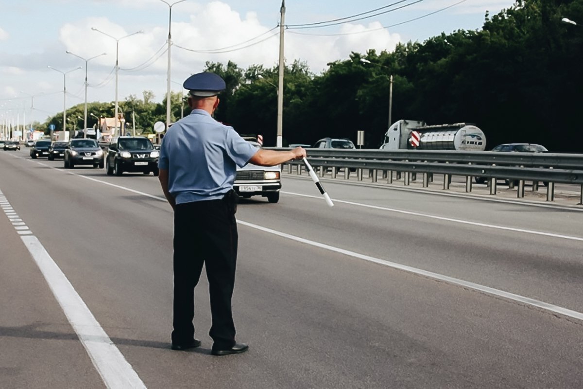 типичная картина на постах ГИБДД Воронежской области