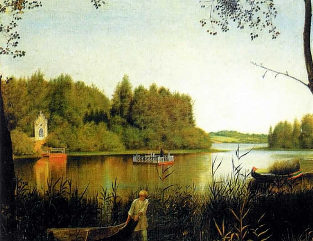 Вид в имении Островки