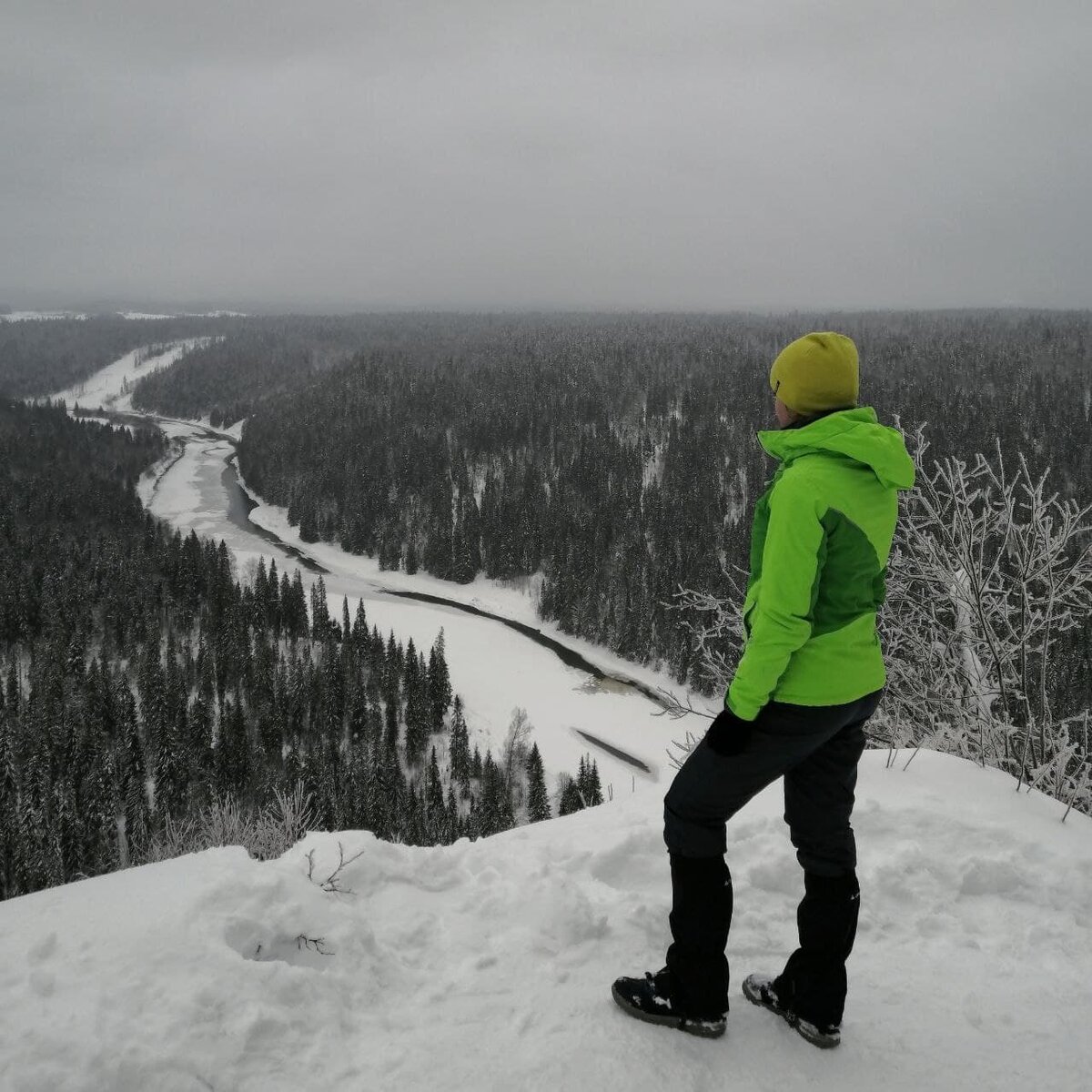 С высоты Усьвинских столбов