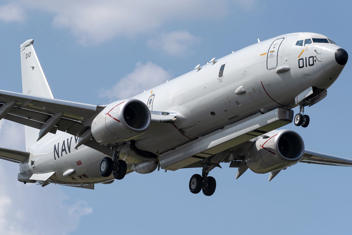 The Navy's land-based P-8A Poseidon is designed to find, fix and defeat both undersea and surface