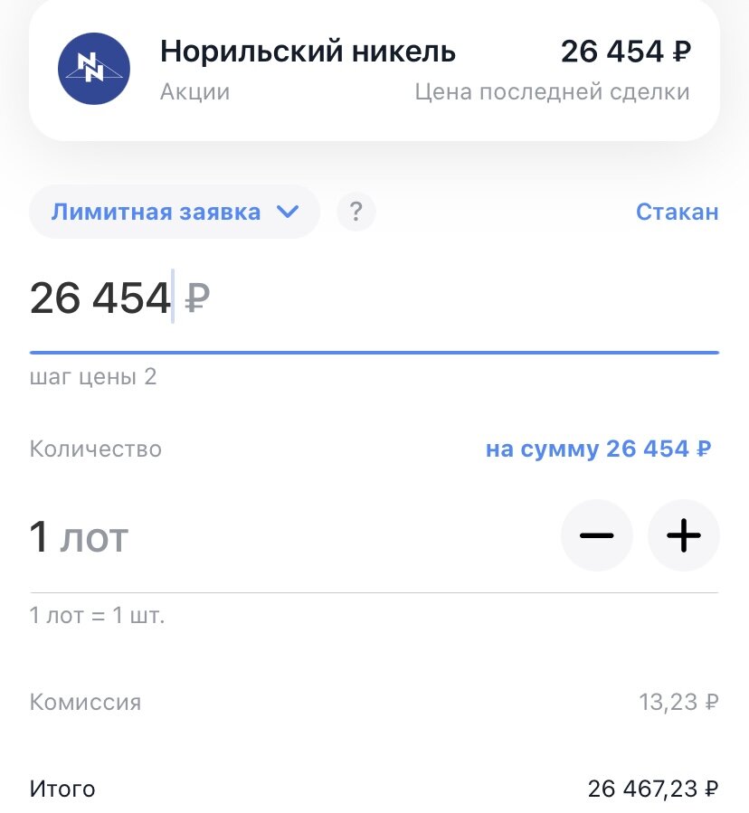 На тарифе Трейдер 