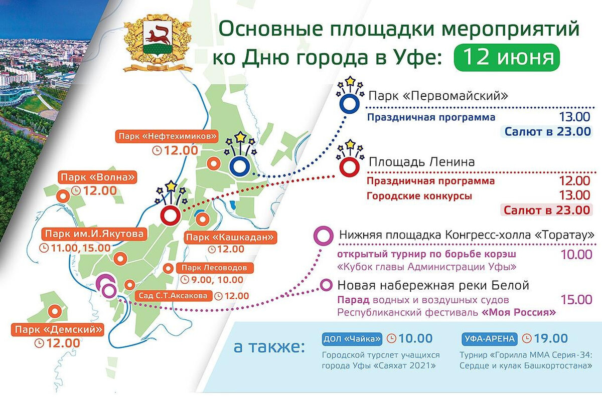 Куда можно сходить в уфе пушкинская карта