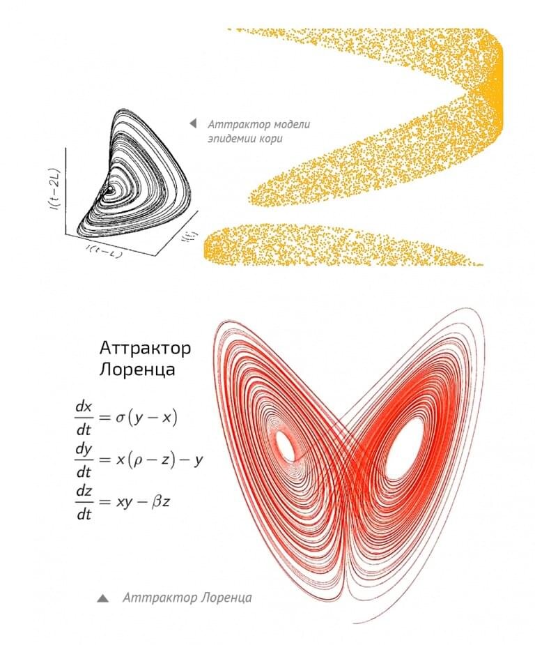 Слово аттрактор. Теория хаоса картинки.