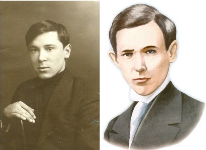 Слева Муса Джалиль, справа Шайхзада Бабич.