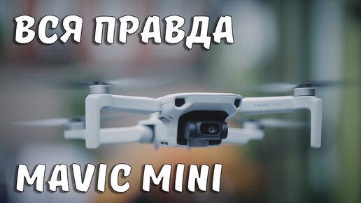 Вся Правда о Dji Mavic Mini ... Квадрокоптер 249 грамм, без регистрации.