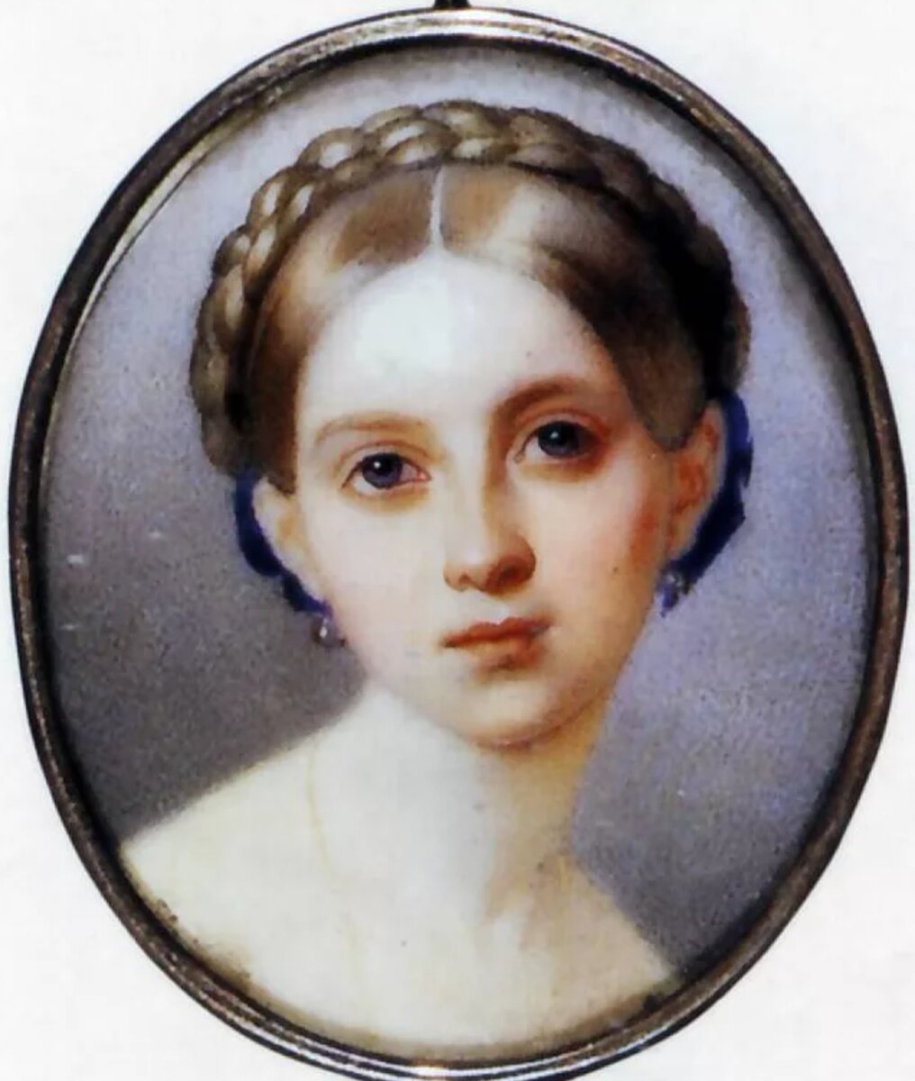Владимир Гау, Александра Ольденбургская, 1853 год, Источник: wikiCommons
