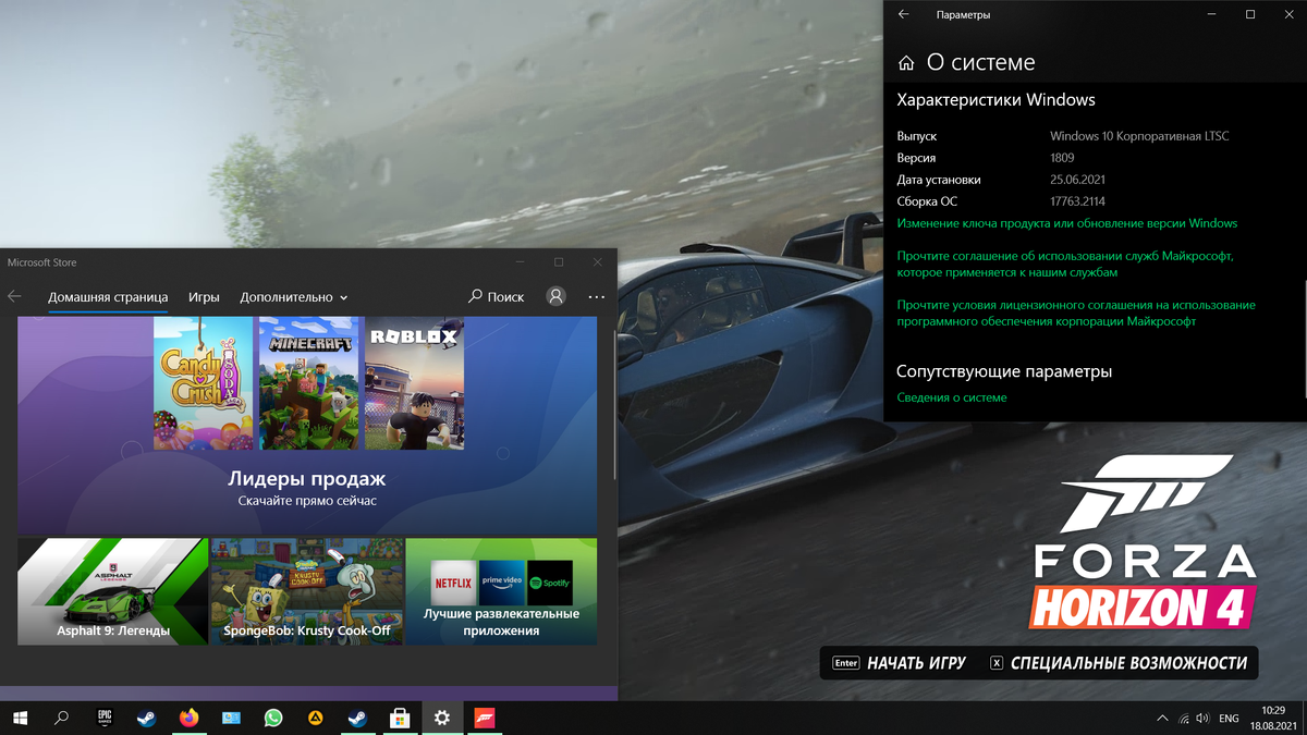                               Forza Horizon 4 (Steam) Windows 10 LTSC 1809