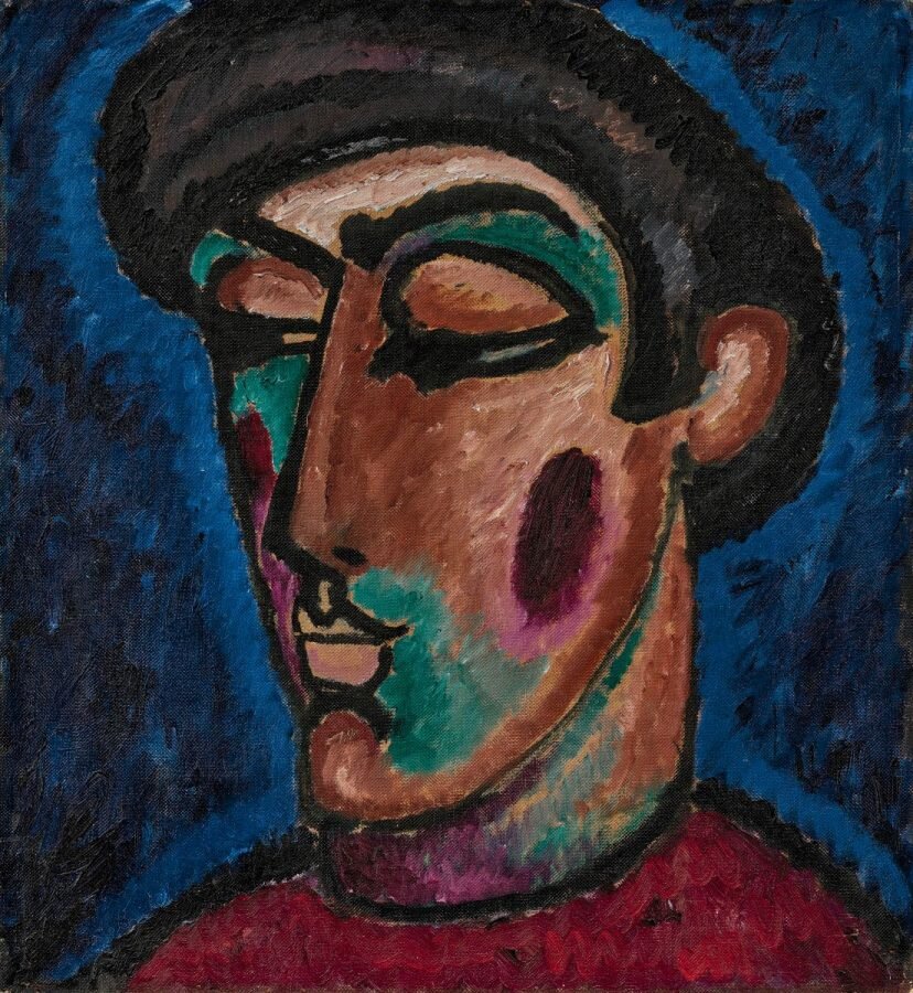 Алексей Явленский «Лицо эпохи Возрождения», 1913. Из собрания швейцарского фонда Volkart © Christie’s