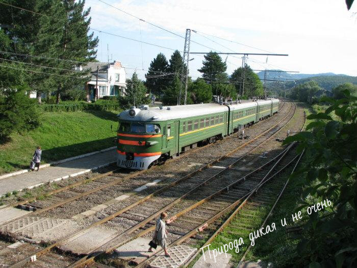 Раньше в Хаджох ходили электрички