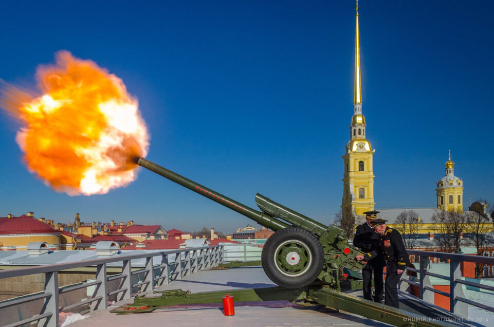 Пушка петропавловской крепости