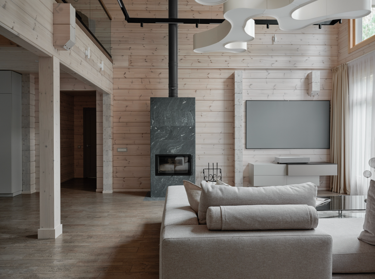 На фото: дом в Новосибирске от бюро Diamond Ray