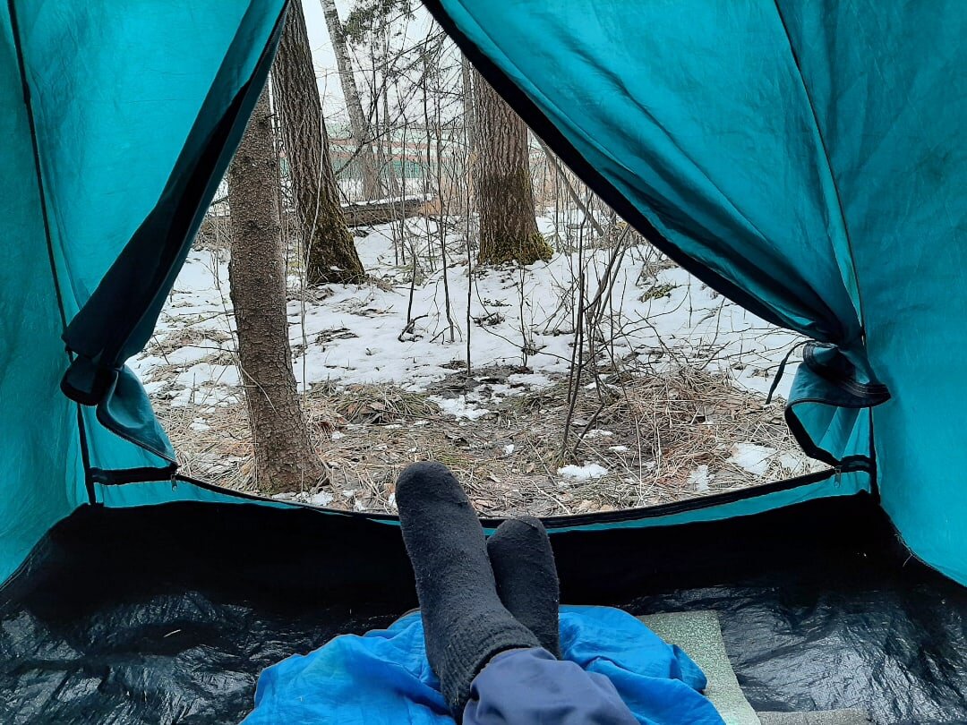 Новый день автор любит встречать в новых местах и лучше на природе