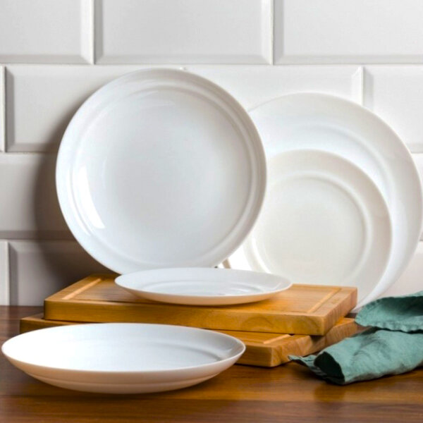 Тарелки Alexie Luminarc Тарелки Алекси Люминарк ударопрочные тарелки профессиональная посуда белые тарелки