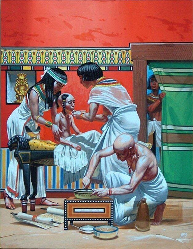 Лечение в Древнем Египте 