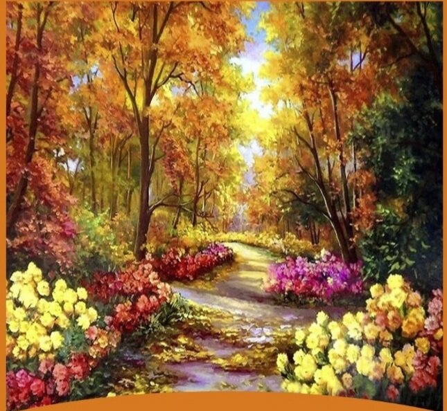 Превью к набору для вышивания "Аллея"