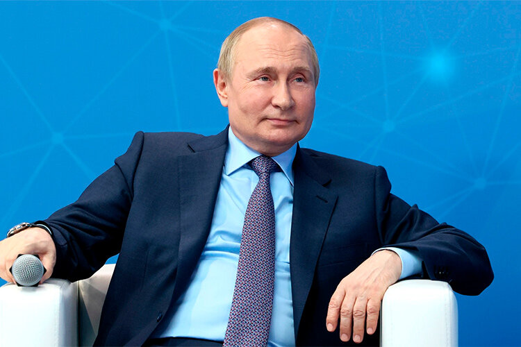 «На Западе ПМЭФ оценили высоко, потому что Путин выступил очень уверенно, демонстрируя высокую компетентность и здоровье, адекватность, спокойствие, чего нет в Штатах». Фото: kremlin.ru