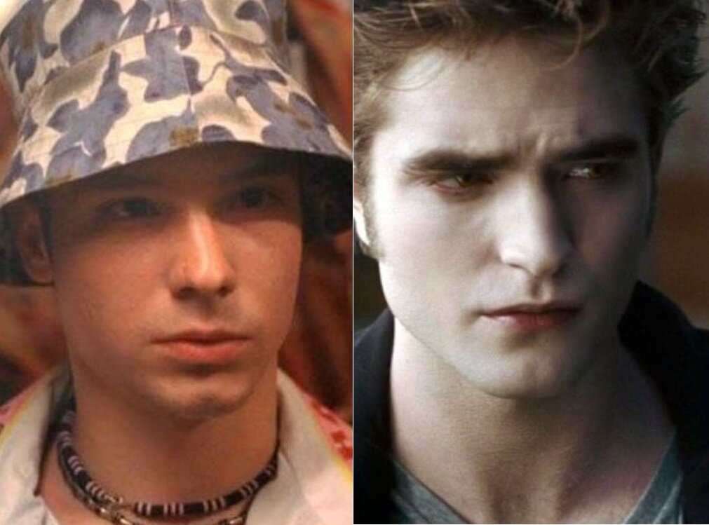 Костя Саушкин и Эдвард Каллен в исполнении А. Чадова и Р. Паттинсона, фильмы "Ночной Дозор" и "Сумерки". 