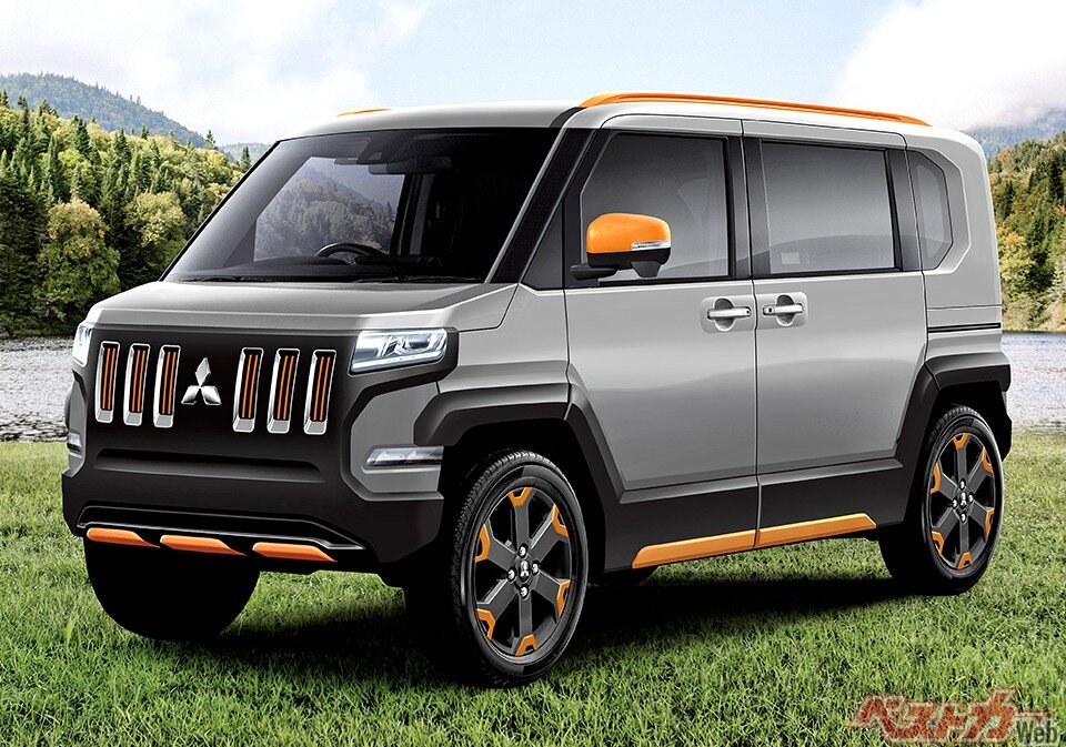 Рендер Delica Mini от bestcarweb.jp 