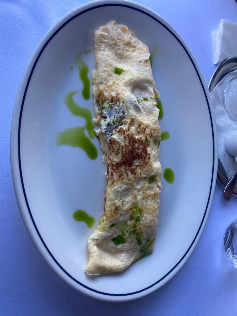 омлет с пармезаном 