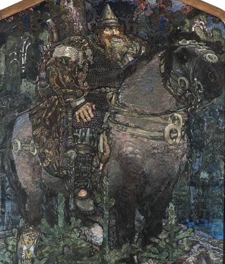 Богатырь. М. Врубель, 1898