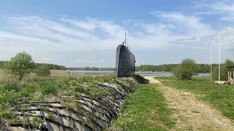 Памятник подлодке К-19 в Подмосковье. Фото автора