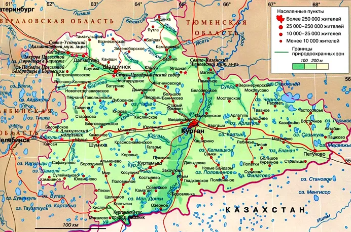 Карта со спутника северного казахстана