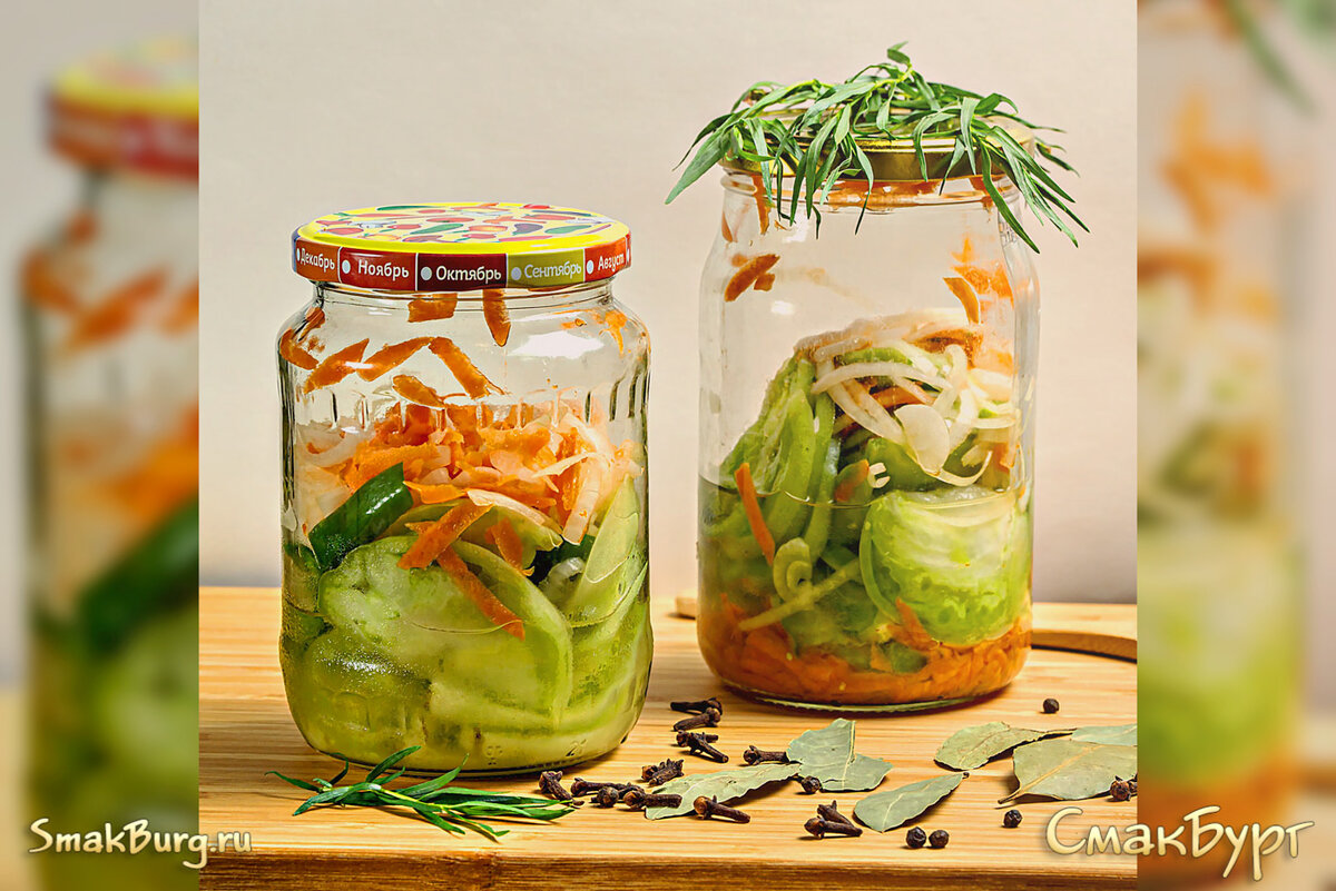 Овощи в банках после охлаждения в течение 10-12 часов