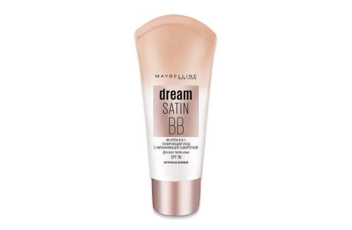 BB-крем MAYBELLINE NEW YORK Dream Satin BB "Мгновенное сияние", натурально-бежевый