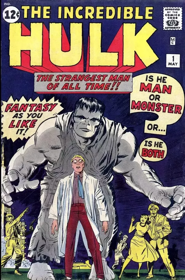 Одной из самых известных деталей комиксов (касательно Халка) является то, что изначально этот монстр не был зелёным.