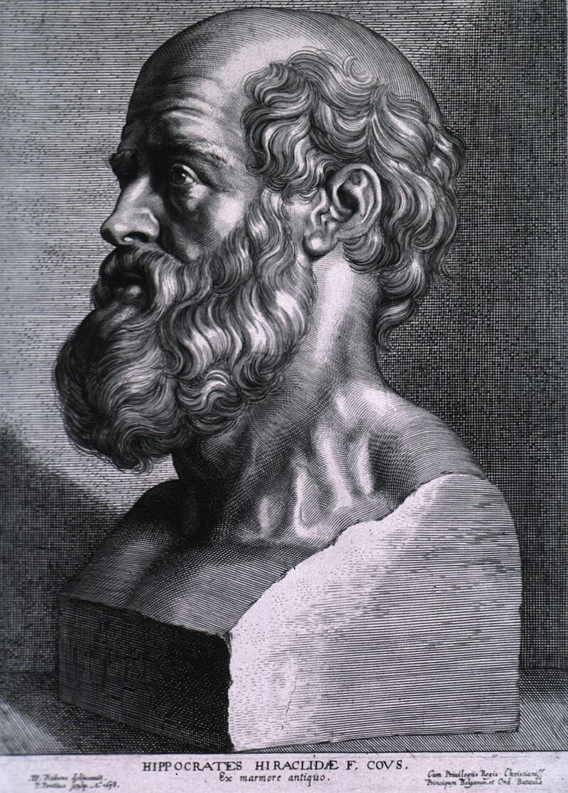 Бюст Гиппократа. Питер Пауль Рубенс, 1638