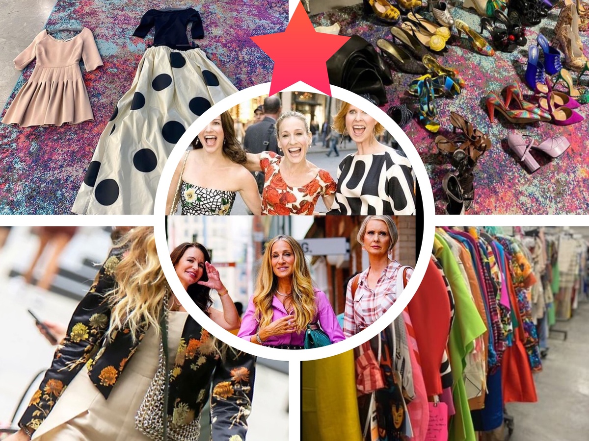 гардероб героинь- фотоколлаж автора 