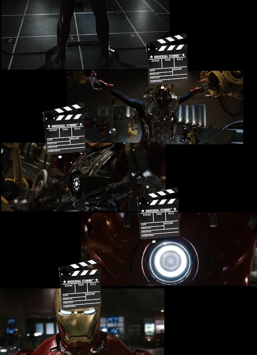 Небольшой пример из "Железного человека"