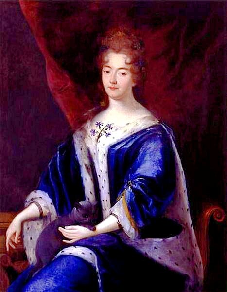 Поль-Франсуаза Маргарита де Гонди, (1655-1716) герцогиня де Лесдигьер. Автор портрета  Пьер Миньяр. Французский музей революции, Визиль, Франция. Из открытых источников
