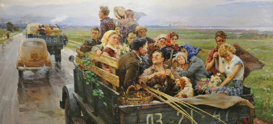 Примерно так это выглядело :) Художник: Леонид Васильевич Кабачек