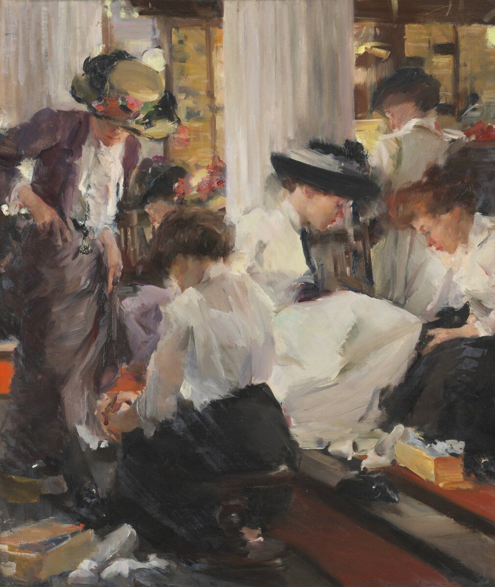 Элизабет Спархок-Джонс. Обувной магазин, 1911г
