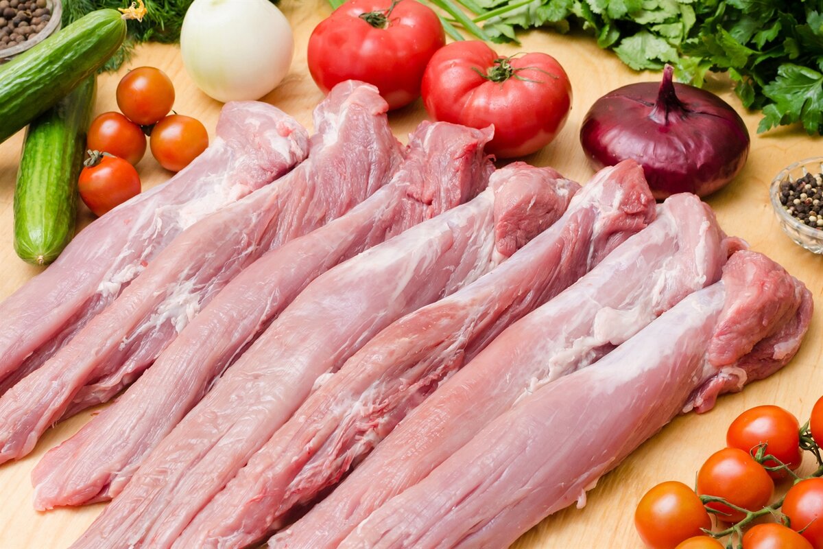 Свиная вырезка без кости. Заказать: http://parnoemjaso.ru/products/9750