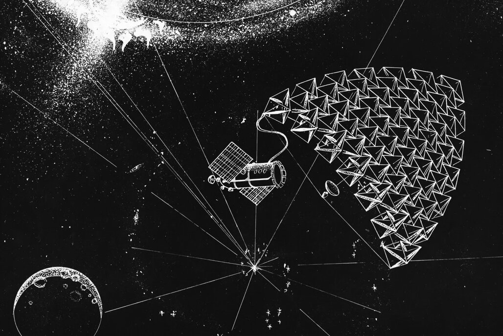 Проект космического самовозводящегося телескопа. 1967