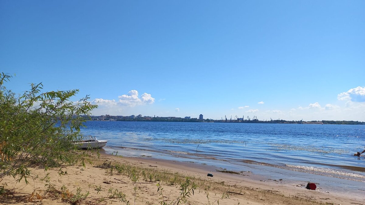 Средний 🏊 пляж в Самаре. Самарская 