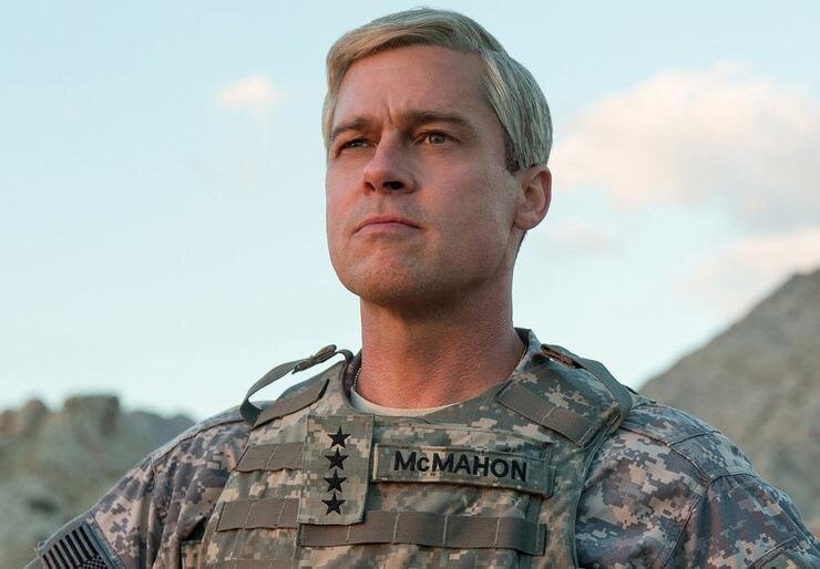     Брэд Питт кадр из фильма "Машина войны"