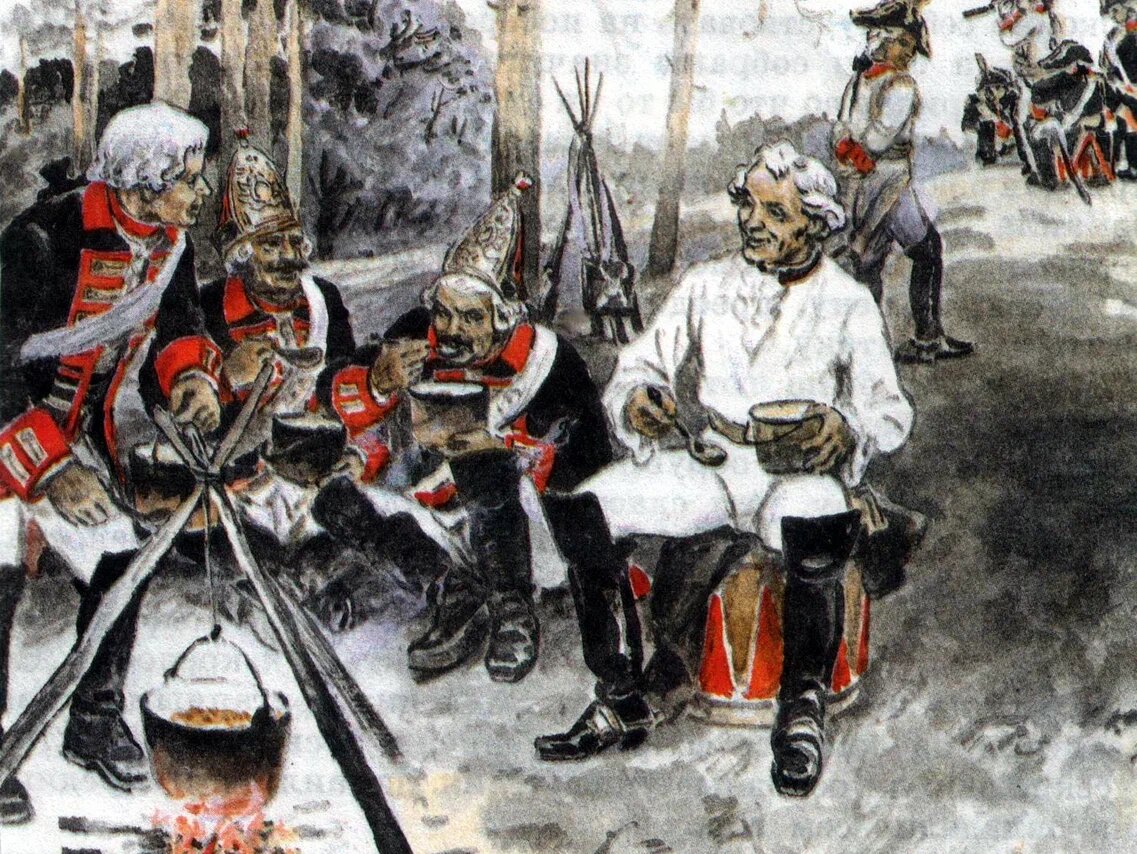 Успехи генералиссимуса А. Суворова, не проигравшего ни одного военного сражения, не зря связывает с его искренней заботой о солдате