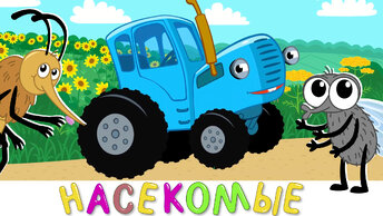 Насекомые - Синий трактор - Песенка для детей