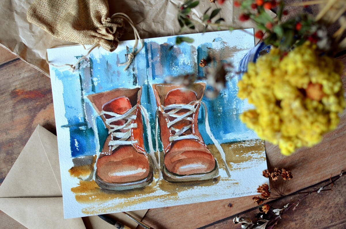                                       Работа художника школы Юлии Капустиной