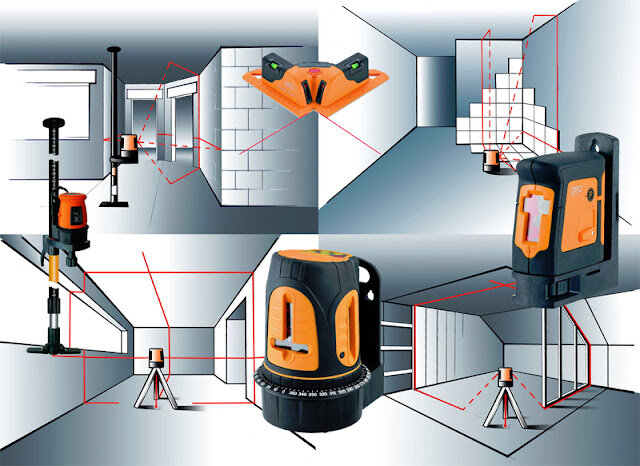 Виды и устройство лазерных уровней