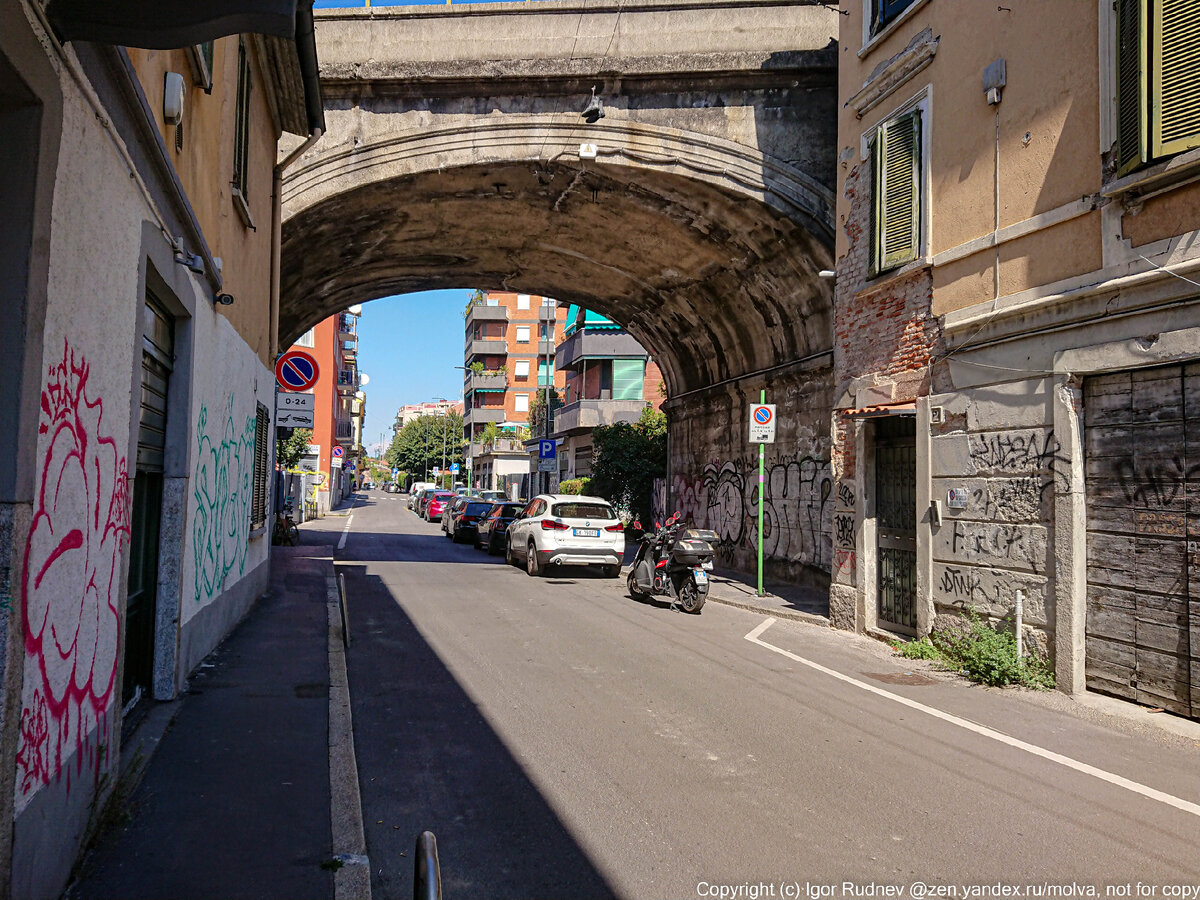 Милан. Полчаса пешком от центра города