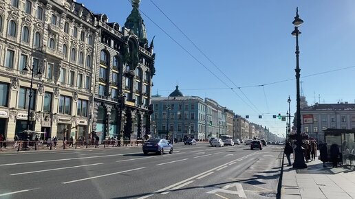 Продолжение путешествия по Петербургу. Невский проспект, Дворцовая площадь, Адмиралтейство.