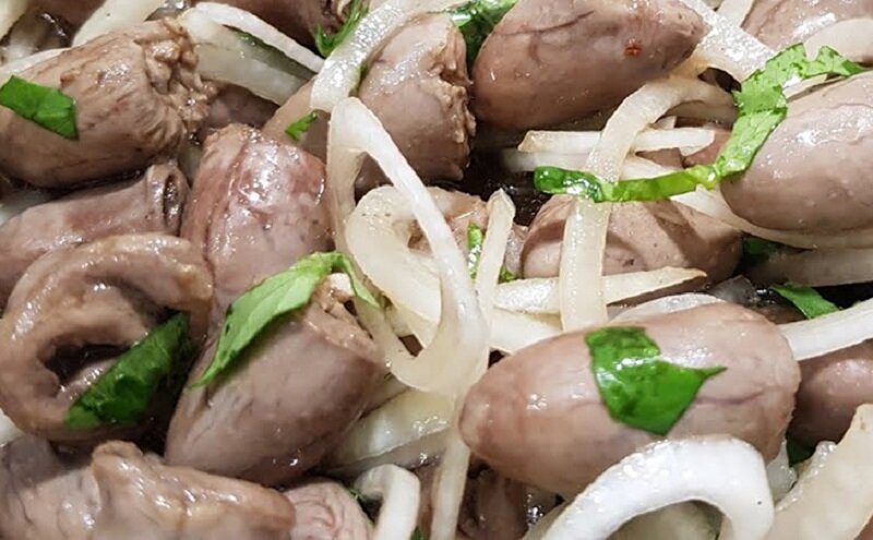 Вкусное и интересное блюдо из куриных сердечек 