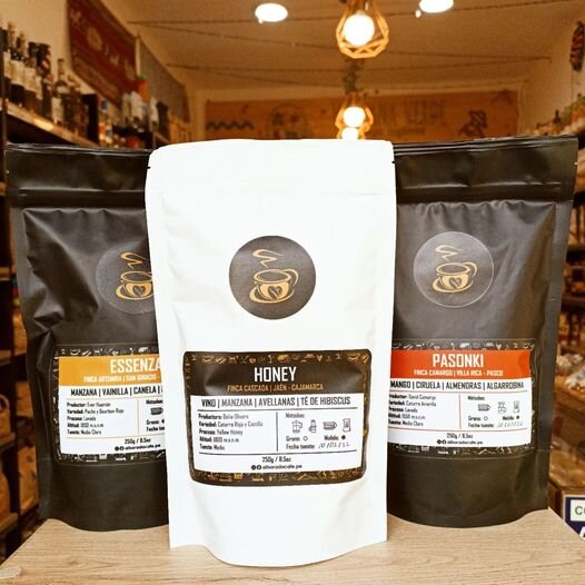 Разные сорта перуанского кофе высокого качества.