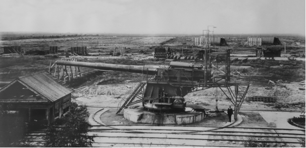 356-мм/52 морская пушка на Ржевском полигоне