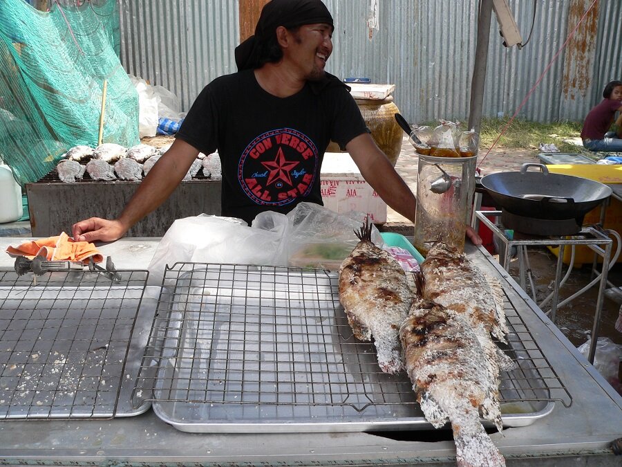 Рыба на гриле