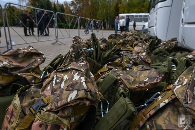    Вещи мобилизованных Александр Погожев © ИА REGNUM